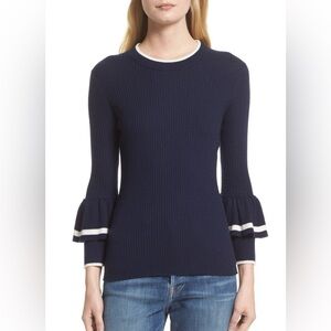 FRAME L Ruffle Sleeve Top